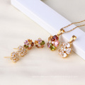 61400-Xuping Fashion Fake Charms Flower Shape Jewelry Sets